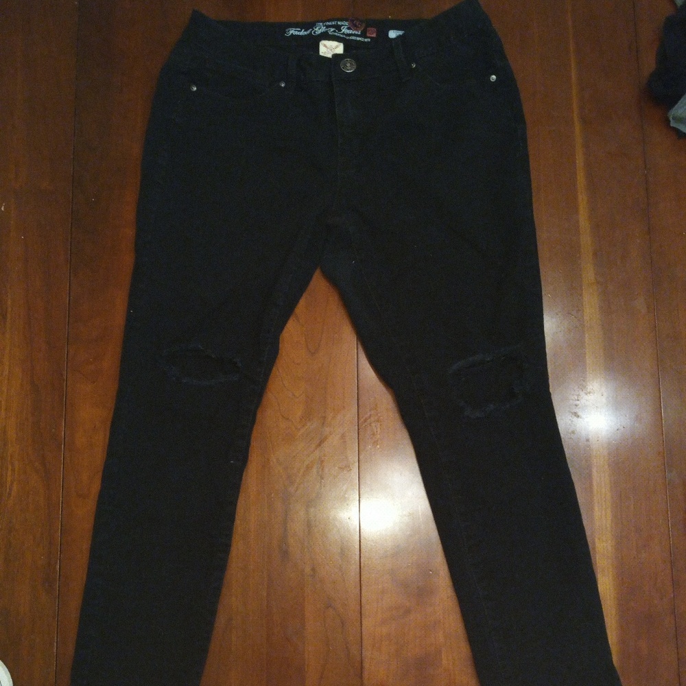 Black Ripped Jeans